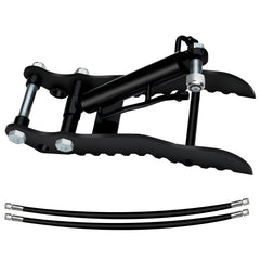 MMS Mini Excavator Hydraulic Thumb Clip with 2 Hydraulic Cylinder for Small Digger up to 2 tons
