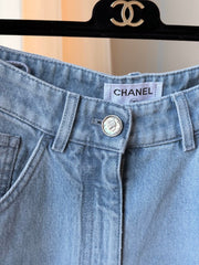 Handmade sequin jeans