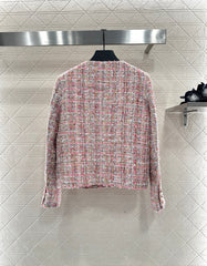 This slubby round-neck dress jacket