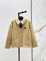 Eco-friendly suede coat