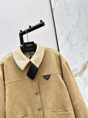 Eco-friendly suede coat