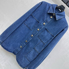 Logo Denim Shirt