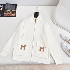 Pocket Wool Knit Cardigan