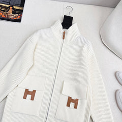 Pocket Wool Knit Cardigan
