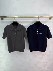 polo Knit Top