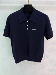 polo Knit Top