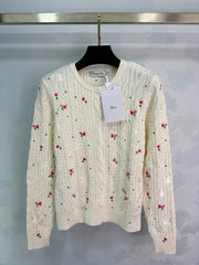 Cable-knit cardigan