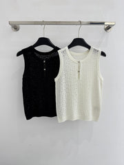 Hollow-out vest