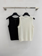Hollow-out vest