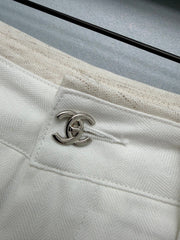 Linen Wide-Leg Casual Pants