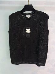 Openwork Knit Vest