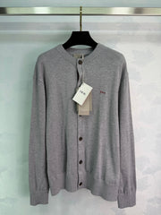 Grey Knit Cardigan