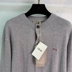 Grey Knit Cardigan