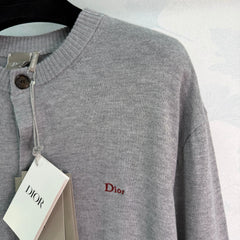 Grey Knit Cardigan