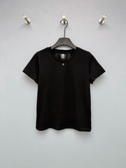 26 New Style: Short-Sleeve T-Shirt with Lace Cutout Back