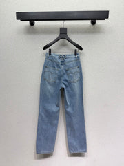 Straight-leg jeans