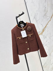 Chanel/Woven Tweed Jacket