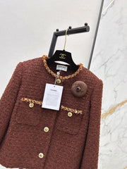 Chanel/Woven Tweed Jacket
