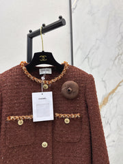Chanel/Woven Tweed Jacket