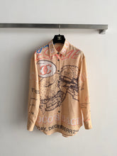 chanel/Graffiti Long-Sleeve Shirt