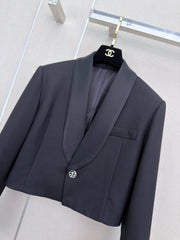 Chanel/Acetate Lapel Blazer
