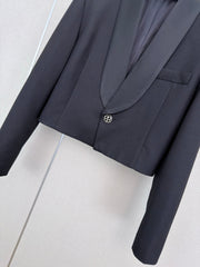 Chanel/Acetate Lapel Blazer