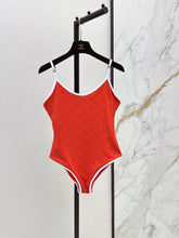 Chanel/Textured Plaid One-Piece Swimsuit
