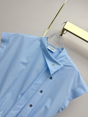 Chanel/Stand-collar top
