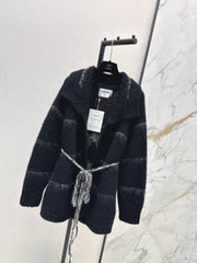 Chanel/Belted Mohair Cardigan