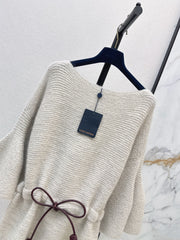 Substantial Batwing-Sleeve Sweater
