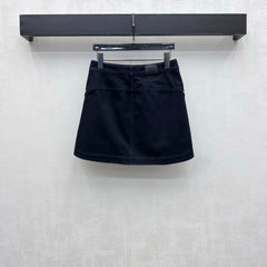Hermès/26 New Denim Skirt