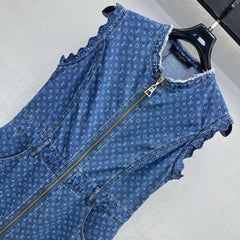 Louis Vuitton / 26 New Denim Vest Dress