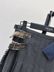 Prada / 26 Spring-Summer Latest Pleated Skirt
