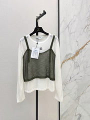 Chanel/26 Latest Two-Piece Set – Long Sleeve & Camisole