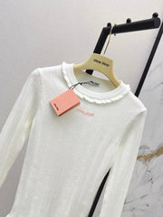 MiuMiu/26Ss Early Autumn Latest Knit Top