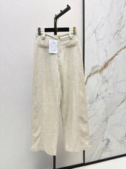 Chanel/26 Early Autumn Latest Straight-Leg Pants