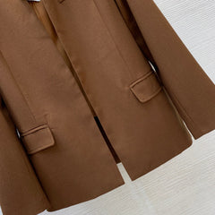Brunello Cucinelli/26 Early Autumn Classic Qian-Style Elegant Commuter Two-Piece Set