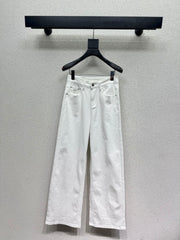 Straight-leg wide-fit jeans