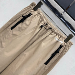 MiuMiu/26 New Embroidered Workwear Jogger Pants