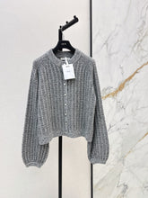 Iridescent Sequin-Embellished Cashmere Cardigan
