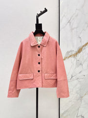 Hermès/26Ss Fall-Winter Latest Lambskin Jacket