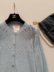 Early-Autumn Openwork Cardigan