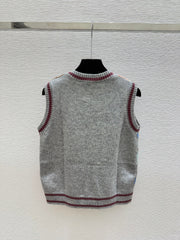 Louis Vuitton / 26 New Double C Stripe Hooded Knit Vest