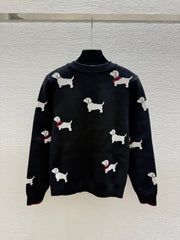 Thom Browne/26 New Puppy Knit Cardigan