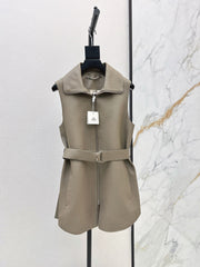 Hermès/26 Early Autumn Latest Genuine Leather Vest