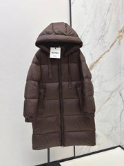 Max Mara/26 Autumn and Winter Latest Hooded Down Jacket