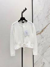 Chanel 26 Early Autumn Latest Floral Hollow Knit Cardigan