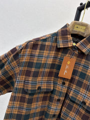 LORO PIANA/26Ss Fall/Winter Latest Plaid Shirt