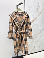 Burberry/26Ss Autumn/Winter Latest Double-Faced Wool Long Coat