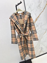 Burberry/26Ss Autumn/Winter Latest Double-Faced Wool Long Coat